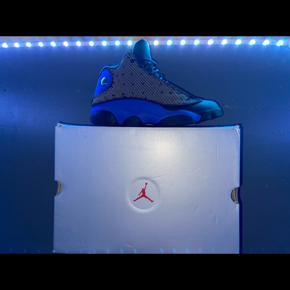 Black royal air Jordan retro 13’s